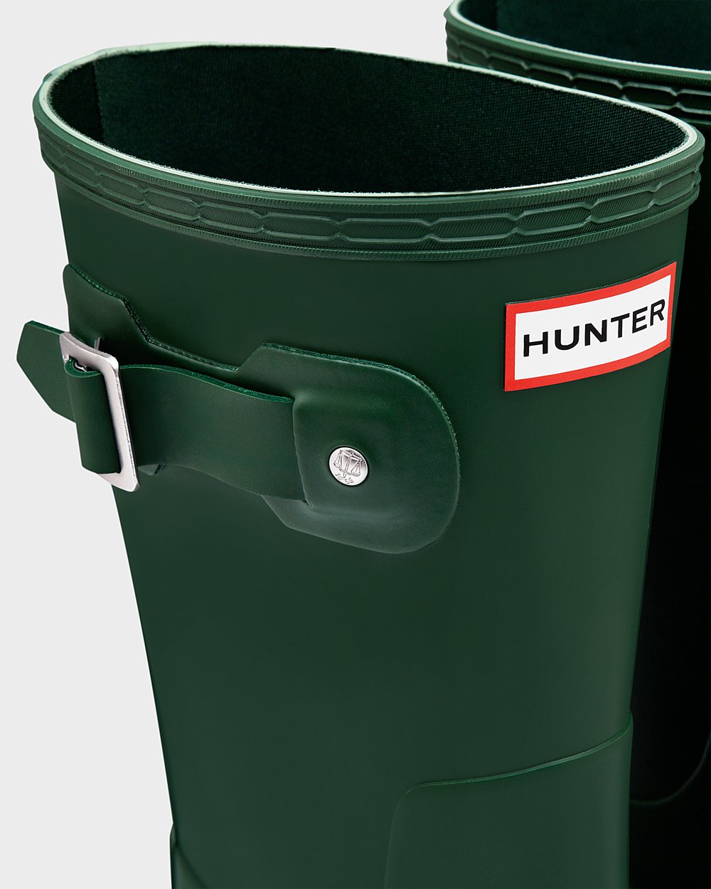 Korte Regenlaarzen Heren - Hunter Original - Groen - 89LEMWNGC